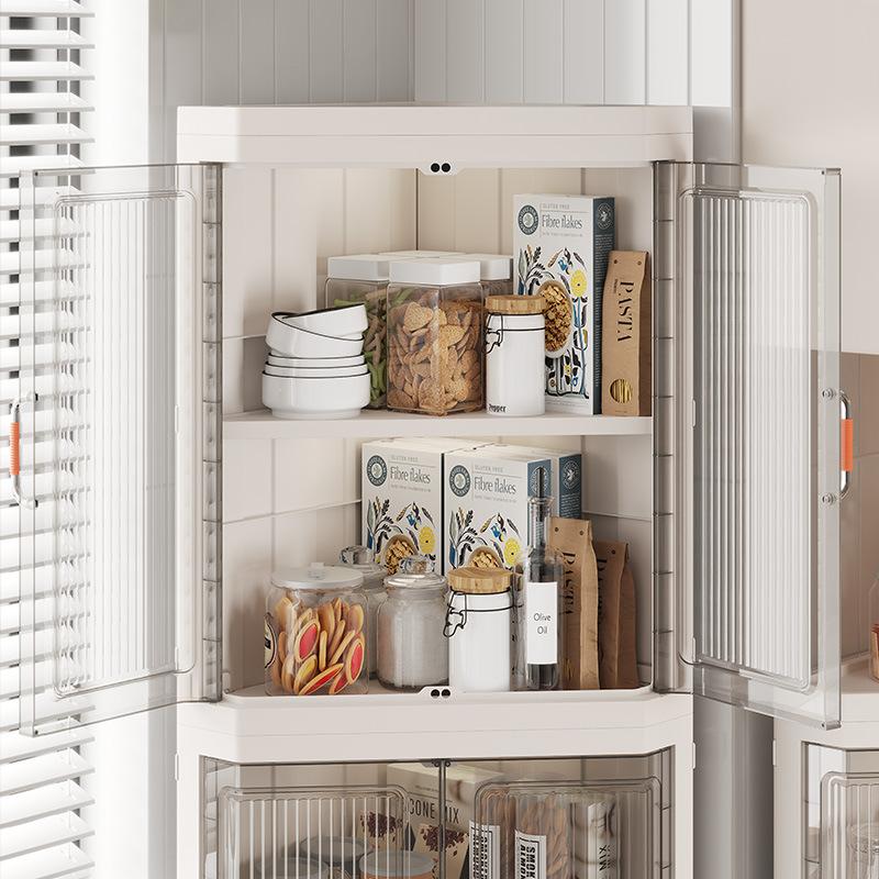 Шкаф для хранения на кухне Угловой шкаф для ванной комнаты Шкафы для гостиной Съемный угловой шкаф 2/4/6 уровней