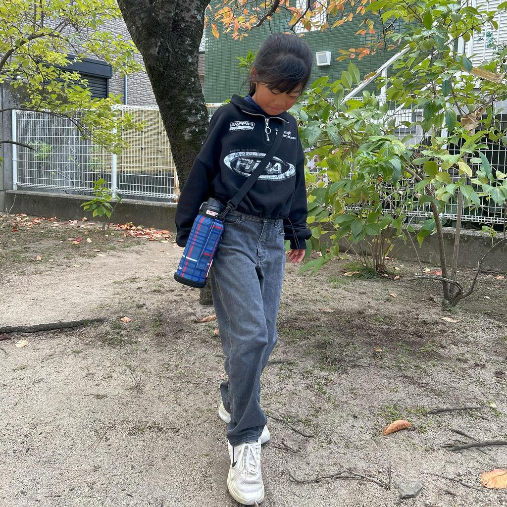 Orgo Нержавеющая сталь Портативная бутылка для хранения холодной воды Бутылка для воды для учеников начальной школы 1.0L PBY-10 One-Touch (Проверено синим)