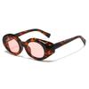 New square round face wide edge high-end narrow frame tide sunglasses niche oval small frame ins sunglasses