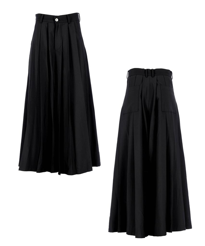 Lekyulli Wide Pleated Pants Black