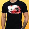 T-Shirt Herren Japanischer Tempel Motiv Baumwolle Größe S bis 5XL