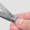 1 шт., стальной нож для маникюра с прямым ртом, портативный нож для педикюра, стальной триммер для педикюра, кутикула U8T9