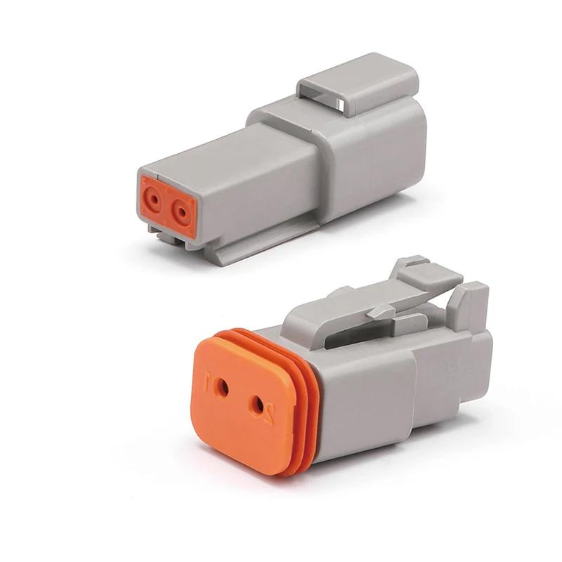 10 Sets DT Series Waterproof Connector Kit Male Female 2 3 4 6 8 12 Pin Wire Harness Plug Socket for Auto Truck Marine Wiring