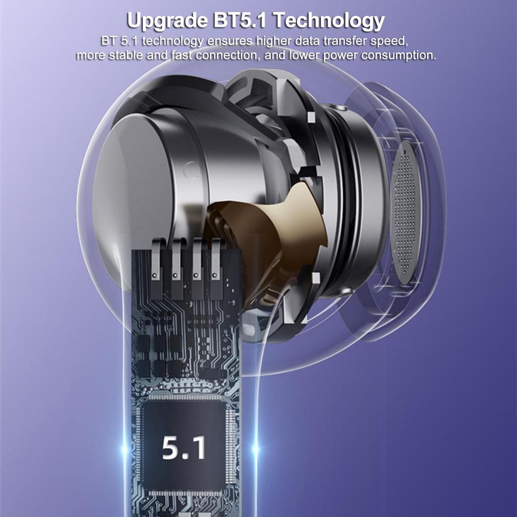 Lenovo Беспроводные наушники LP40 True BT 5.1, мини-вкладыши, спортивная гарнитура с защитой от пота, сенсорное управление