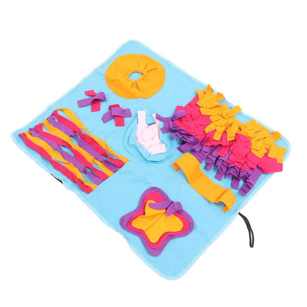 Коврик для нюханья собак, моющийся многоразовый тканевый коврик для медленного кормления домашних животных, уменьшающий тревогу, обогащающий корм для собак