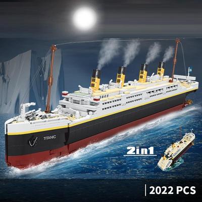 2022 шт Титаник океанский лайнер корабль фильм серии город минифигурки блоки кирпичи строительная модель строительные наборы детские развивающие игрушки