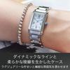 [CITIZEN] CITIZEN L SQUARE Коллекция Прямоугольные часы Eco-Drive на солнечной батарее, Серебристые, EW5620-55A, Женские