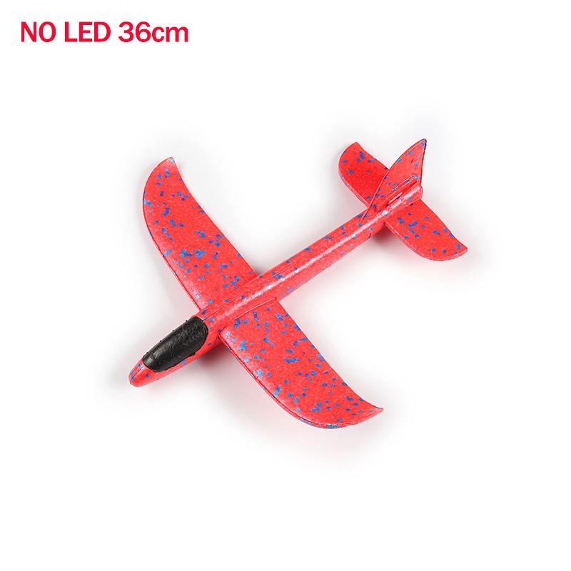 Children's 48cm/36cm Hand Thrown Glider Large Aircraft Foam Fall Proof Aircraft Toy Children Model Toy Gift 6