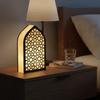 Moon Eid Desktop Ornament Creative Eid Wooden Decoration Handmade Night Light Ornament  Wedding