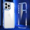 For iPhone 16 Pro Max Clear Case Shockproof TPU+PC Hybrid Phone Cover
