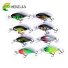 HENGJIA 8pcs 4.5g Small Crankbait Artificial Minnow Fishing Lure Pike Tackle