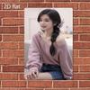 Корейская металлическая табличка K-pop Декор стены Женский айдол Ретро Жестяная табличка Домашний Бар Кафе Рождество Подарок на день рождения