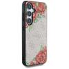 Etui do Samsung Galaxy S25 Guess MagSafe 4G Kwiatowe Logo