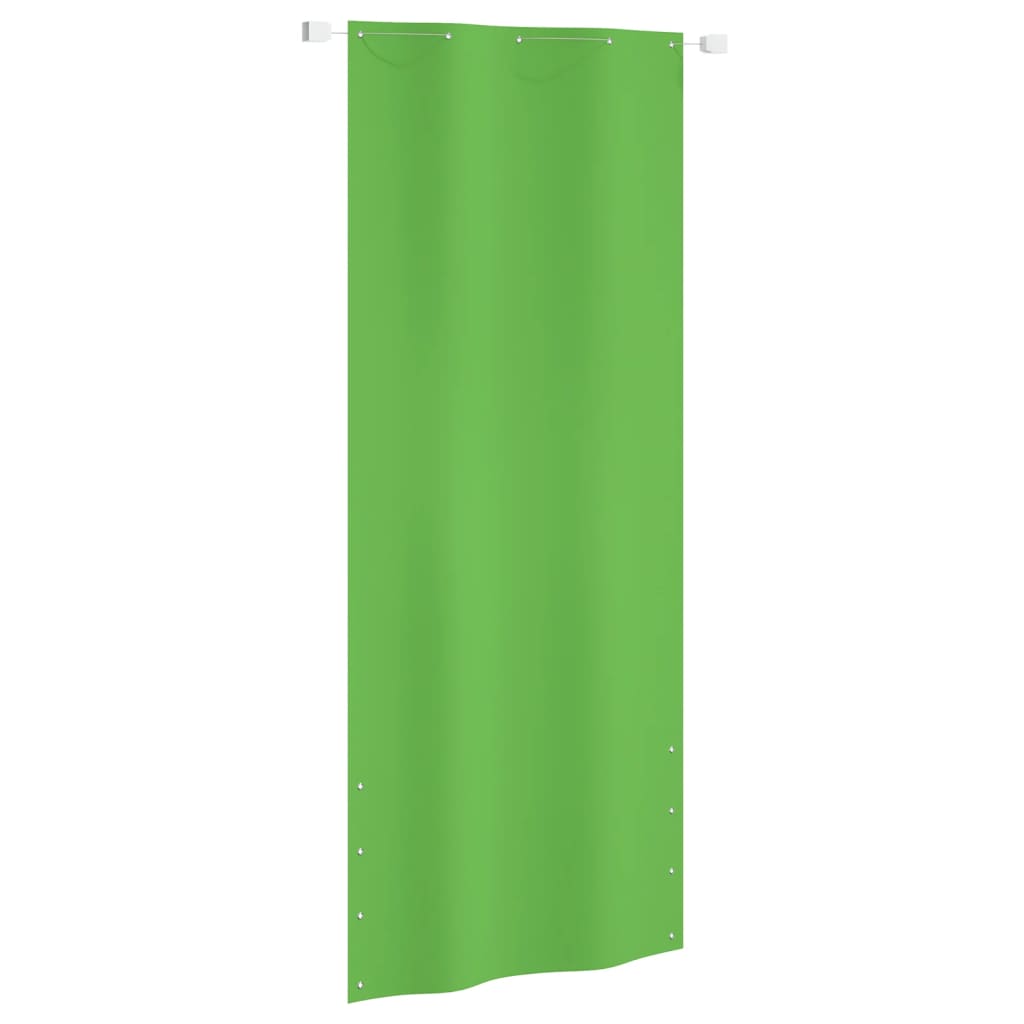 Balcony Privacy Screen Light Green 100 x 240 cm Oxford Fabric