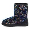 UGG Классические короткие зимние сапоги Stellar Sequin, женские сапоги, черные, синие, 1112514-BLK