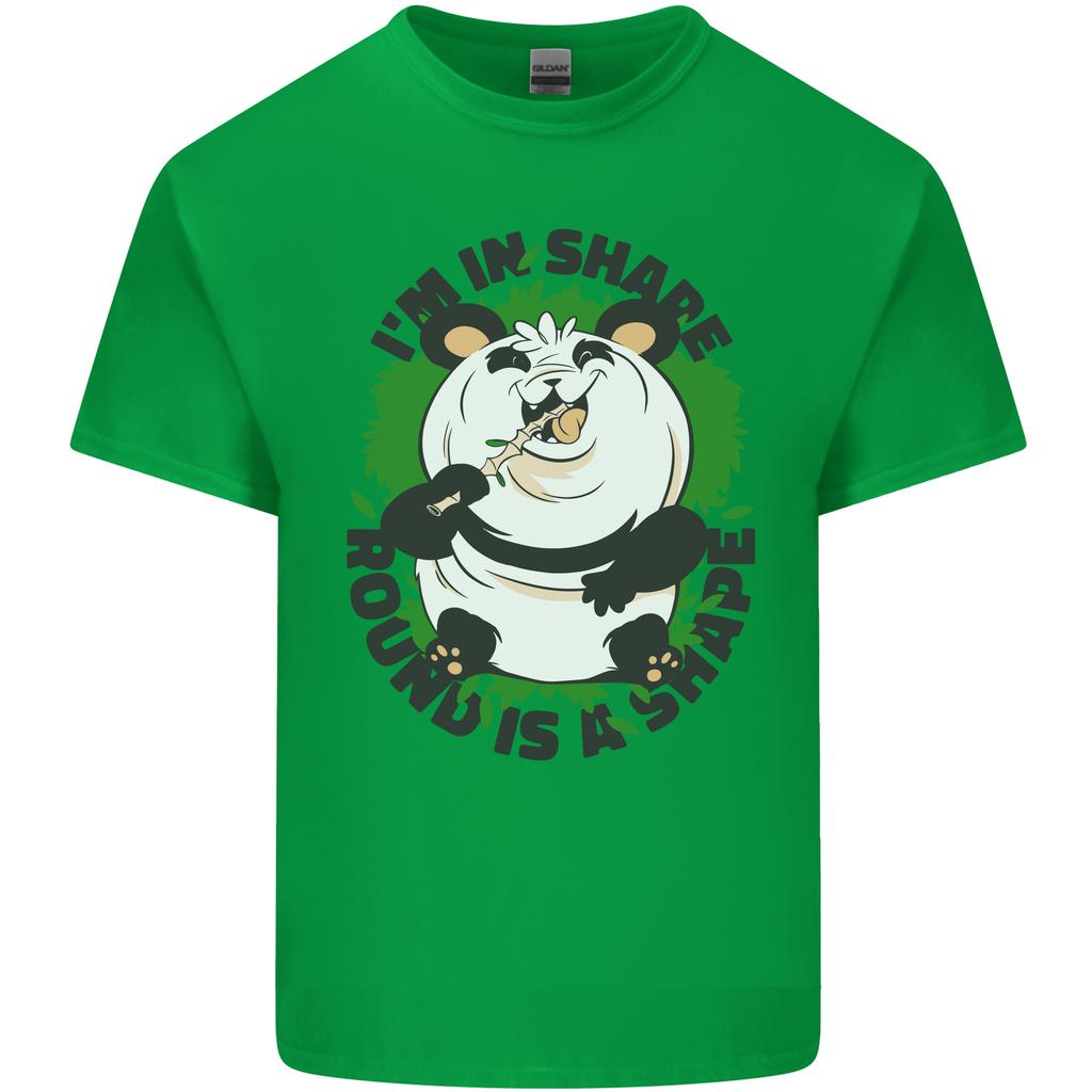 Panda Bear Funny Overweight Fat Humour Unisexs Light Cotton TShirt