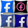 popular social platform facebook Cushion Cover Soft & Easy-Wash Pillow Case – Versatile for Couch, Bed, Travel and Office