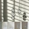 Gold Silver Sun Catcher Crystal Glass Rainbow Prisms Pendant New Wind Chime  Home Decoration