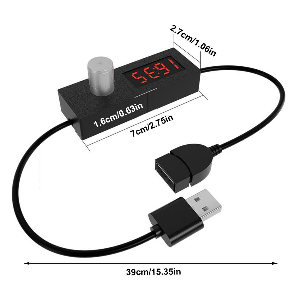 Цифровой USB Таймер Обратного Отсчета Переключающий Кабель Провод Регулируемое Время Отключение Питания Электротовары Для Профессионалов