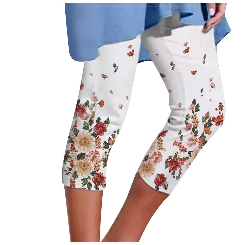 Повседневные леггинсы, обтягивающие сексуальные дышащие леггинсы с принтом Капри