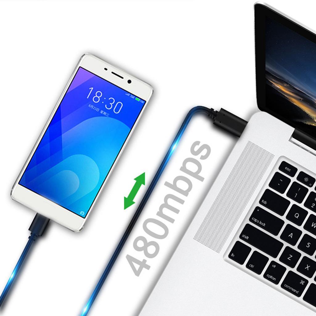 1 шт. зарядное устройство Type C на Micro USB плетеный шнур поддержка зарядки синхронизации данных ноутбука сотового телефона зарядные аксессуары