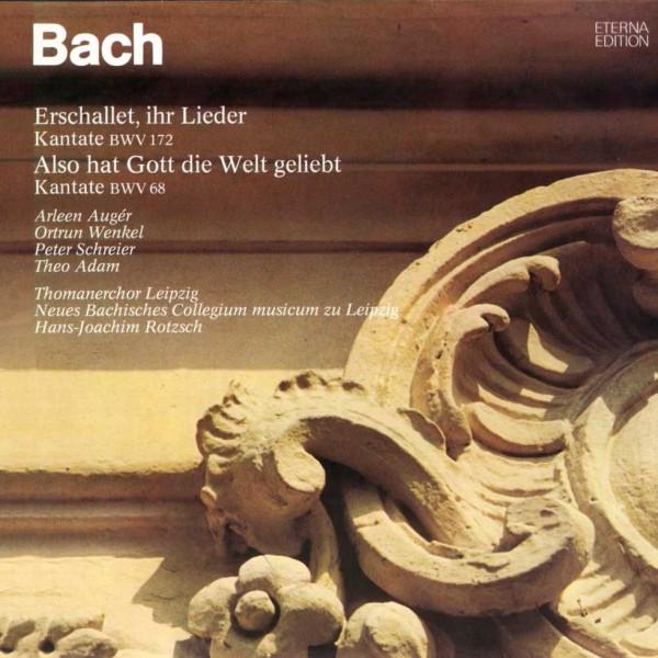 Виниловая пластинка ИОГАНН СЕБАСТЬЯН БАХ Erschallet Ihr Lieder Кантата BWV 827517 ETERNA 1982 Немецкий Дем Классика Б/у