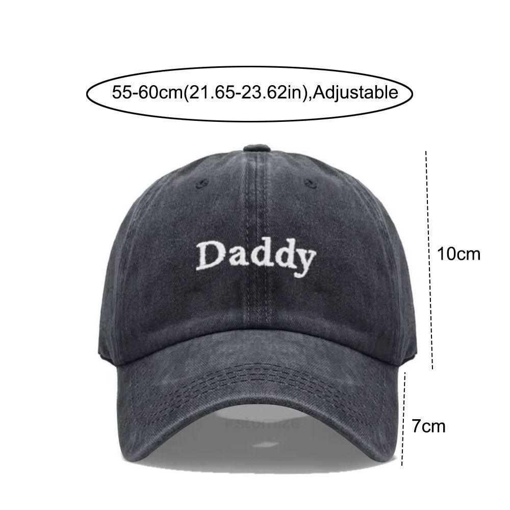 Adjustable Daddy & Mommy Baseball Cap Letter Embroidered Dad Hats  For Man Women