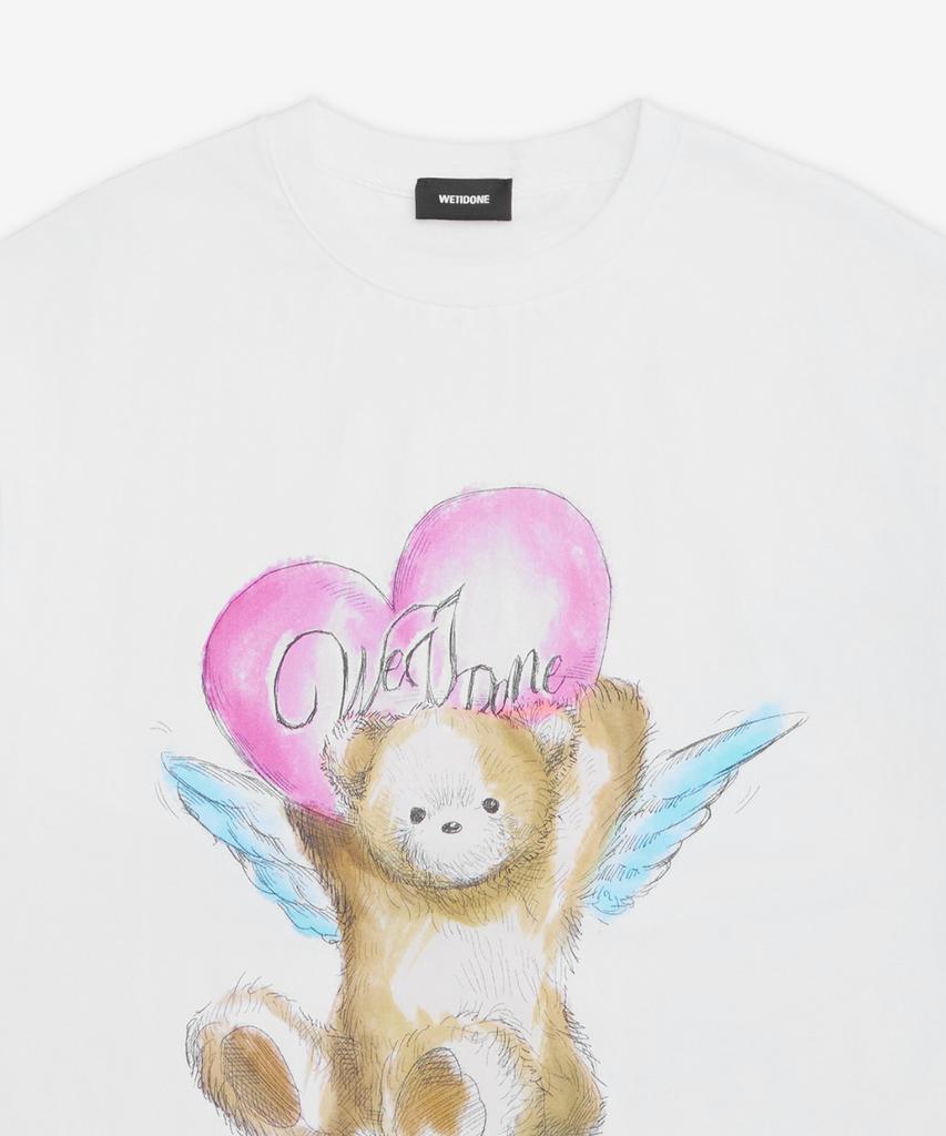 Weldeon Angel Teddy Short Sleeve T-Shirt - White / Wdtt026773Uwh