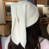 Korean Style Rabbit Ears Cap Elastic Solid Color Knitted Hat Woolen Hat Brimless Beanie Hat  Couple