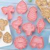1set Tropical Hawaiian Beach Theme Biscuit Mold Plastic Baking Soft Candy Home Kitchen Non Stick Easy To Demold Heat Resistant