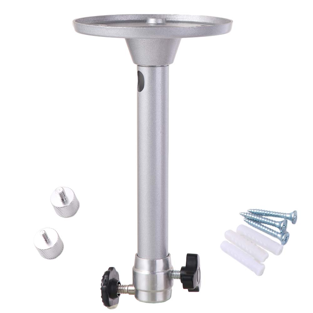 Adjustable Projector Ceiling Stand 360 Degree Rotation with M6/M4 Screws DV Camera Holder Easy To Install Metal Construction