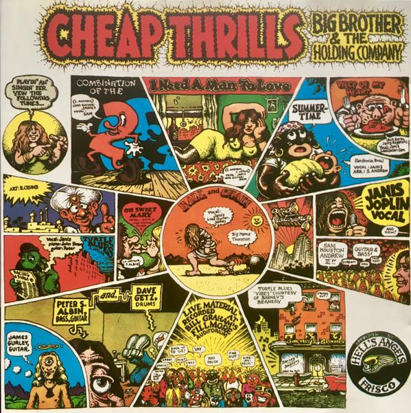CD BIG BROTHER & HOLDING COMPANY - Cheap thrills CDCBS63392 CBS 1987 Европа Рок Б/У