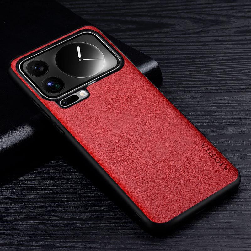 Роскошный кожаный чехол для Xiaomi 17 Pro Max Ultra, премиум, бизнес-стиль, ретро, задняя крышка с текстурой личи для чехла Xiaomi 17 Ultra