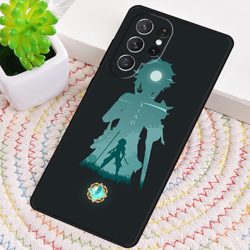 Genshin Impact Сяо Мягкий Силиконовый Чехол Для Телефона Для Samsung Galaxy note 10 pro S26 S25 S24 S23 S22 S21 Plus S25Ultra Capa Чехол