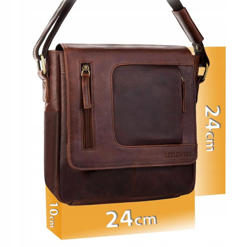 TBS-300 BROWN VINTAGE men' bag + CERTIFICATE