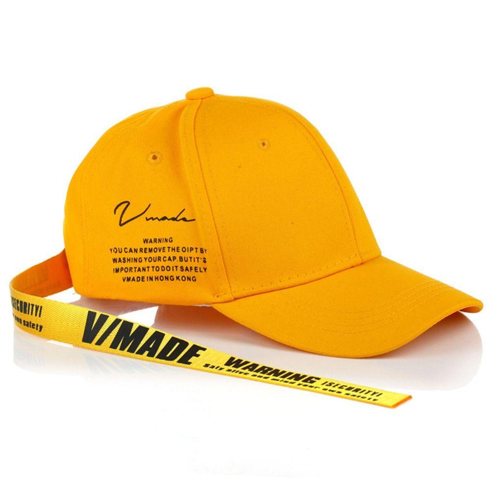 Breathable Adjustable Punk Hip Hopr Hats Long Ribbon Cap Duckbill Chapeau Baseball Caps