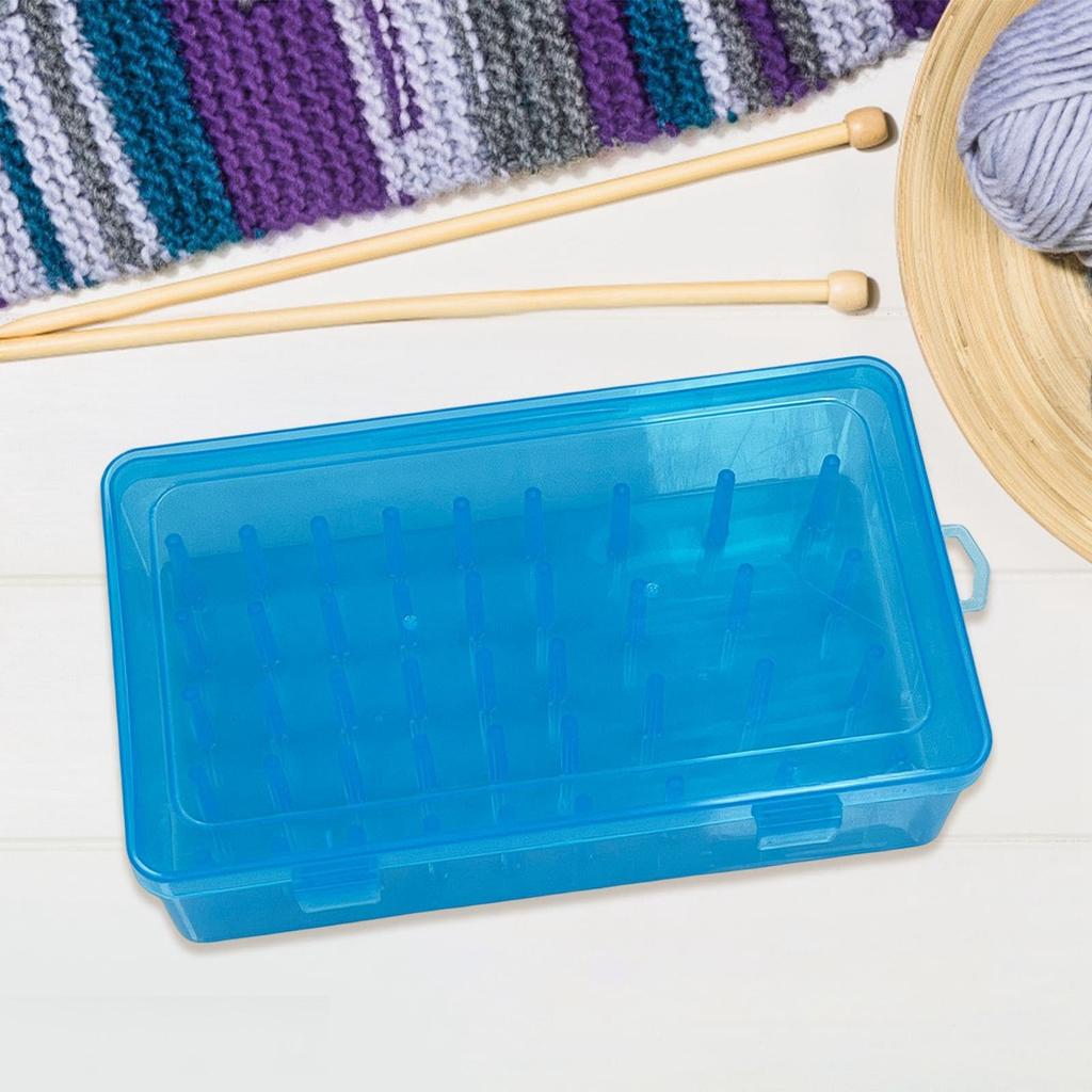 Piping Tips Storage Box With Fixed Pins, 42 Pegs Piping Tip Set Organizer Case, Cakes Decorating Kit Storage Organizer