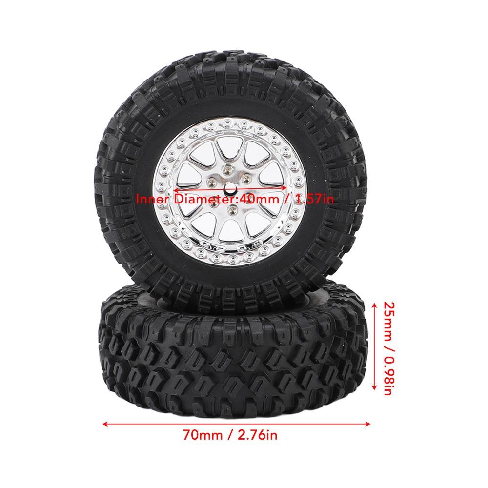 4Pcs 70mm Diameter RC Car Tires for MN90/MN91/MN45/MN96/MN98/MN99/MN99S 1/12 RC Car For 1/12 RC Cars