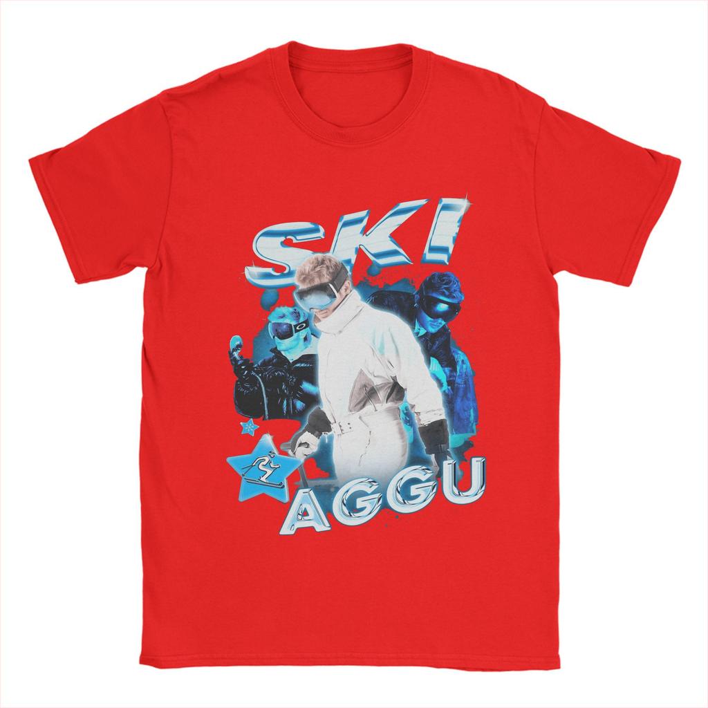 Ski Aggu Europapa Eurovision Unisexs Women T Shirt Awesome Tees Short Sleeve Crew Neck TShirts Cotton Printing Clothes