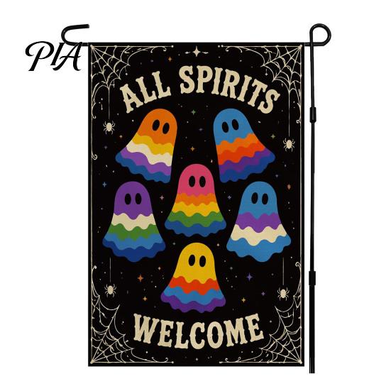 Decorative Pieces for Front Wall Stacked Pumpkin Garden Flag, Burlap Look Fall Outdoor Decor, Gift Ideas Festivals Double Sided Holiday Yard