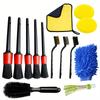 Набор щеток для детейлинга автомобиля - Инструменты для чистки кожи и воздуховодов для ухода за интерьером/экстерьером, Аксессуары для чистки автомобиля