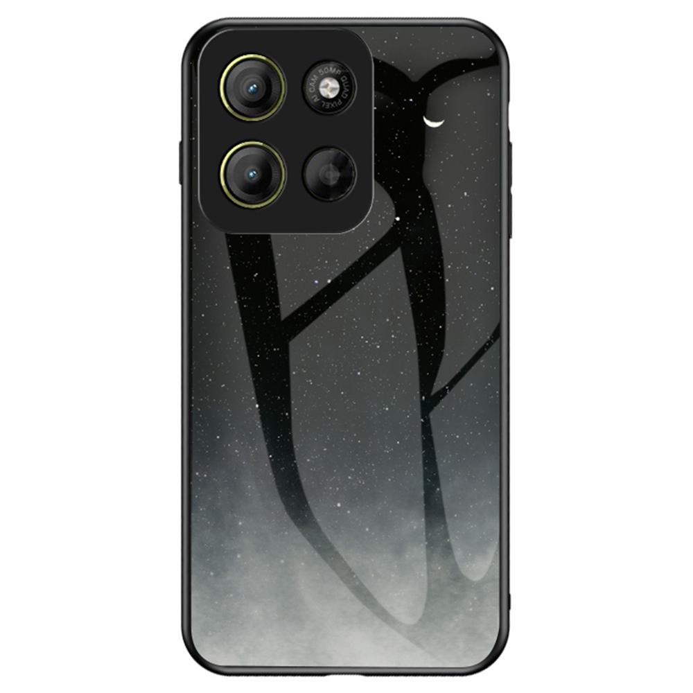 Чехол для Motorola Moto G15 4G с рисунком «Звездное небо», чехол для телефона из закаленного стекла