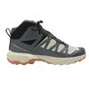 SALOMON X Ultra 360 Edge Mid Gore-Tex Round Toe Lace-Up Shock Absorbing Durable Mid-Top Hiking Shoes Men Hiking Shoes Gray Brown Yellow 474599