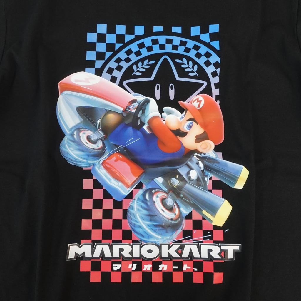 Футболка Mario Mario 3D [Fineplus], с коротким рукавом, Карт, Гонка, сувенирная продукция, персонаж.