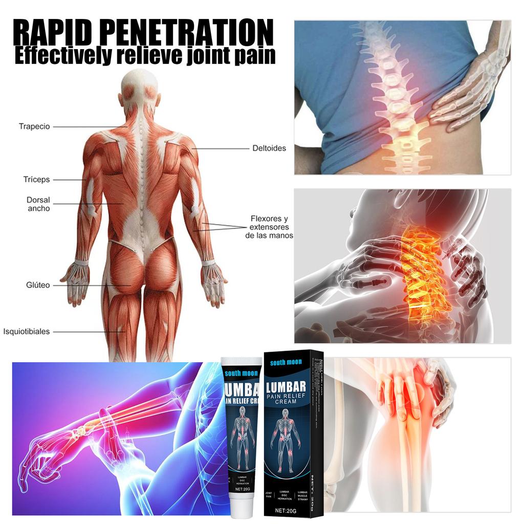 South Moon Мазь от растяжения поясничных мышц, оболочка поясничного сухожилия, расслабляющий крем для большого пальца, запястья, мазь для ухода за болью в суставах