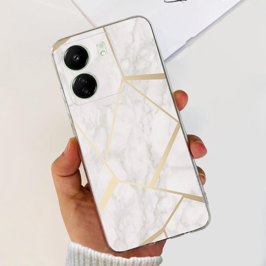Чехол для Xiaomi Poco C65 Милый Кот Бабочка Мягкий ТПУ Чехол для Телефона Для Xiaomi Redmi 13C Redmi13C PocoC65 Fundas 6.74'' Бампер