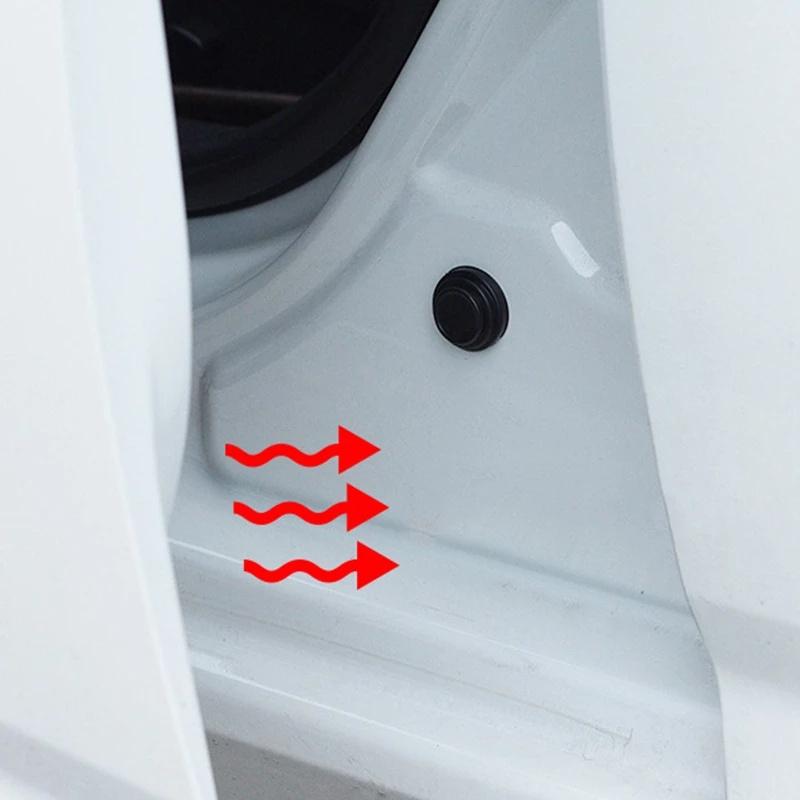 10Pcs Car Door Shockproof Pad Silent Gasket Stickers Car Trunk Sound Insulation Pad Thickening Cushion Stickers