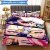 Kpop cartoon 3pcs K-pop music group Bedding set,Ideal for Bedroom, Dormitory,Including Duvet Cover And 2pcs Pillowcases,Fan gifts