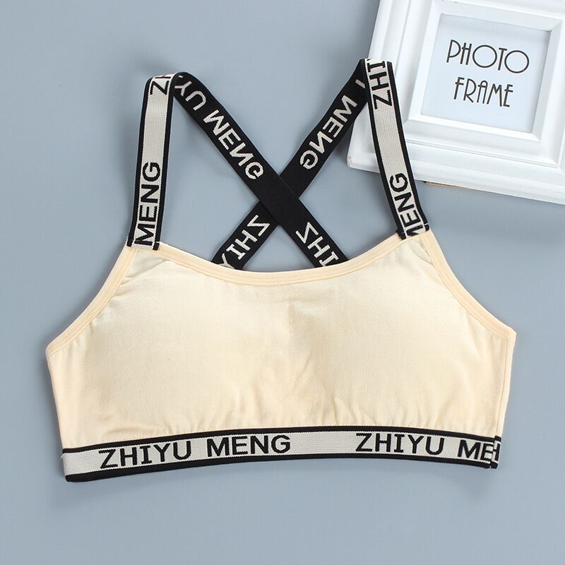 Girls Cotton Underwear Sport Bra Training Bra Stundent Undergarments