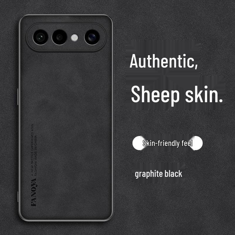 Vivo S2 Деловой чехол для телефона из кожи ягненка, ударопрочный - Однотонный